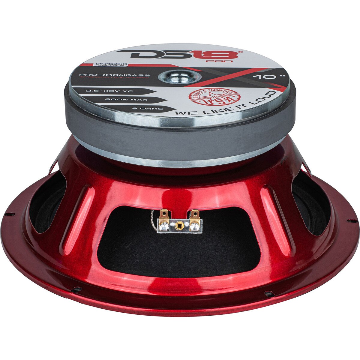 DS18 PROX10MBASS 10" Professional Midbass Speaker 8 Ohm